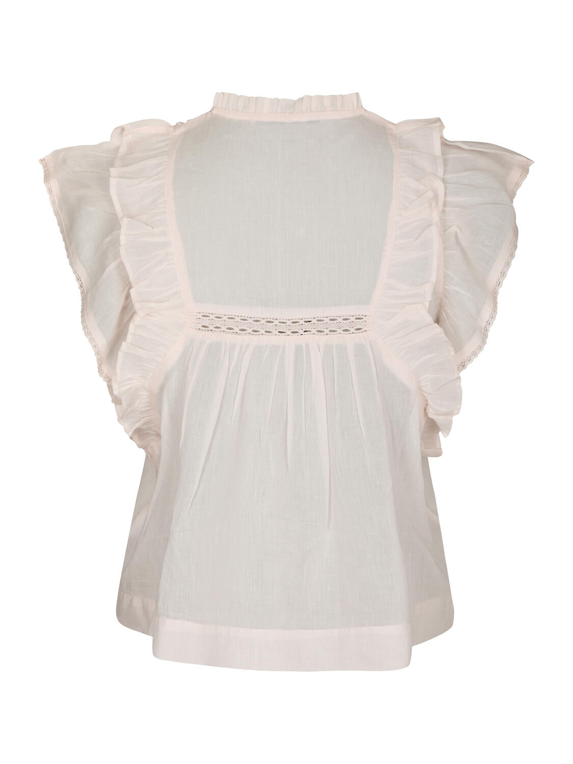 Mable Voile top - lyserød